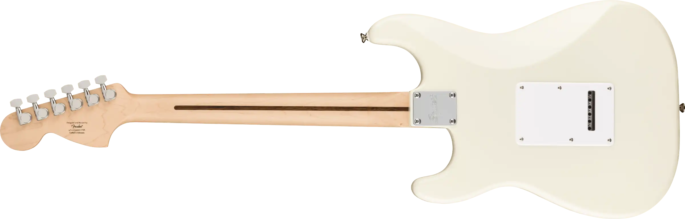 Squier Affinity Series™ Stratocaster®, Maple Fingerboard, Olympic White