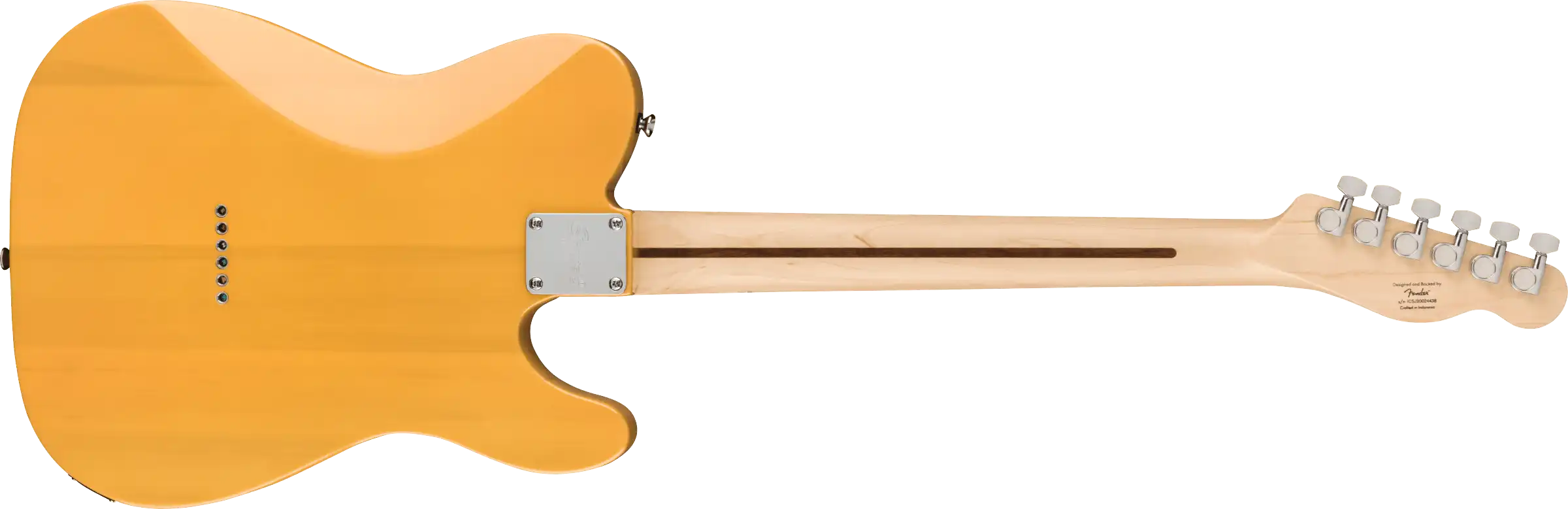 Squier Affinity Series Telecaster Left-Handed, Maple Fingerboard, Black Pickguard, Butterscotch Blonde
