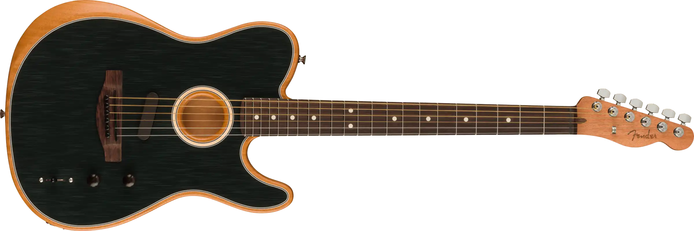 Fender Acoustasonic Player Telecaster Rosewood Fingerboard Brushed Black