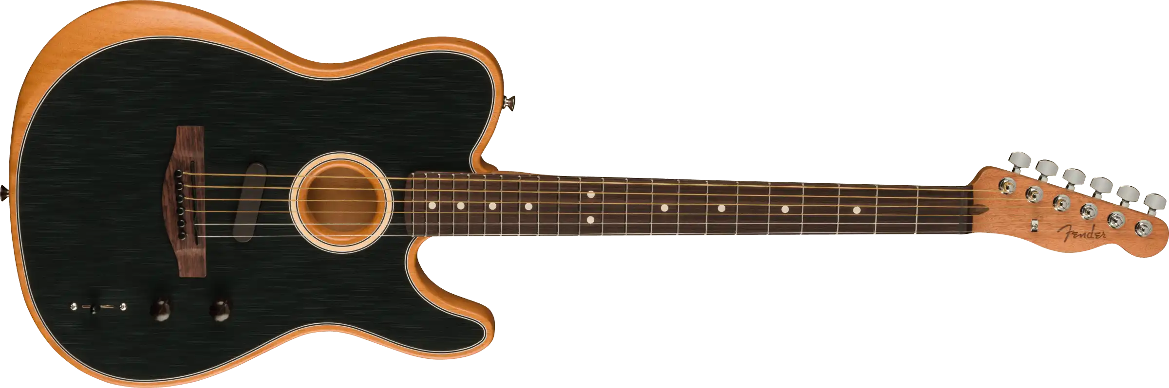 Fender Acoustasonic Player Telecaster Rosewood Fingerboard Brushed Black