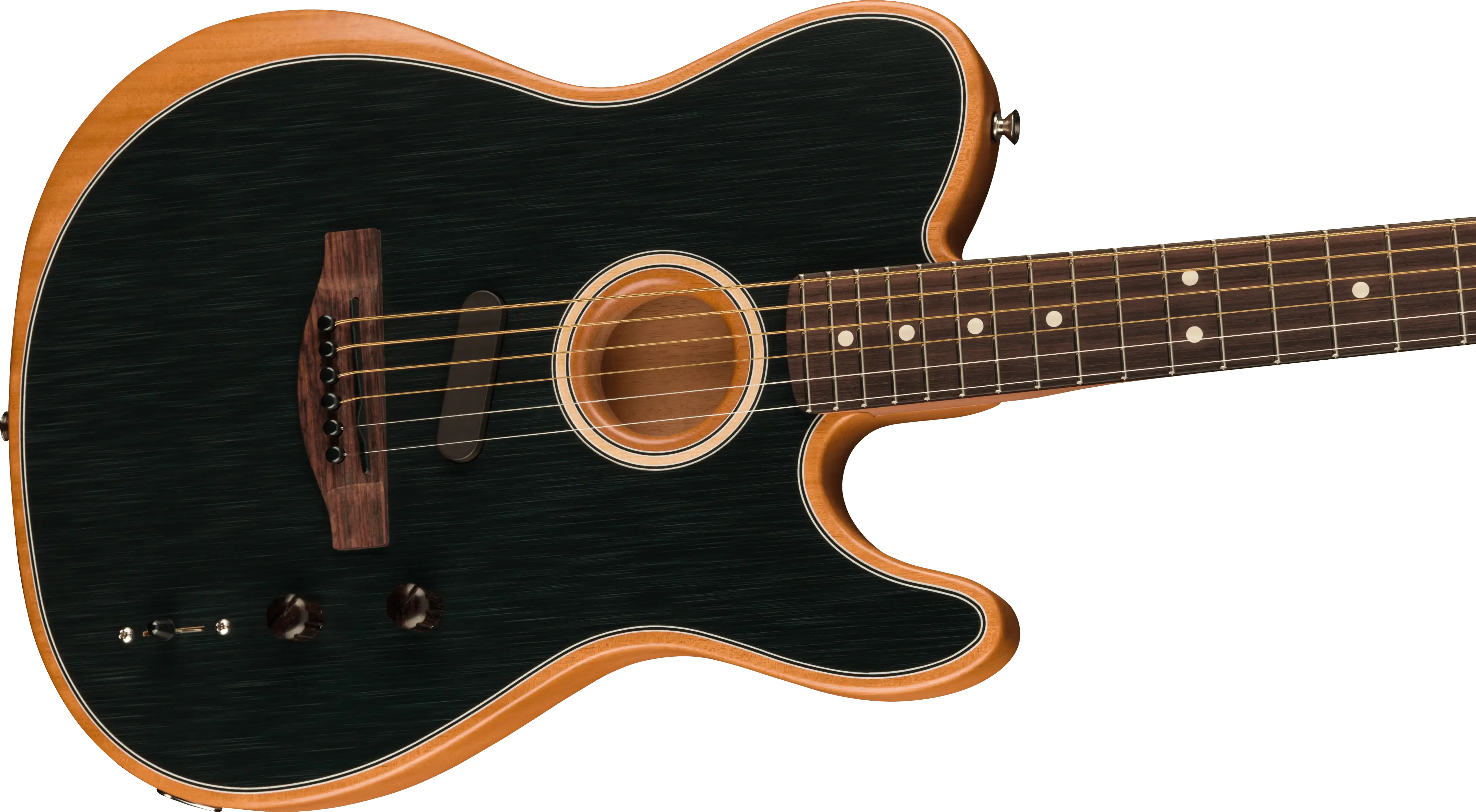Fender Acoustasonic Player Telecaster Rosewood Fingerboard Brushed Black
