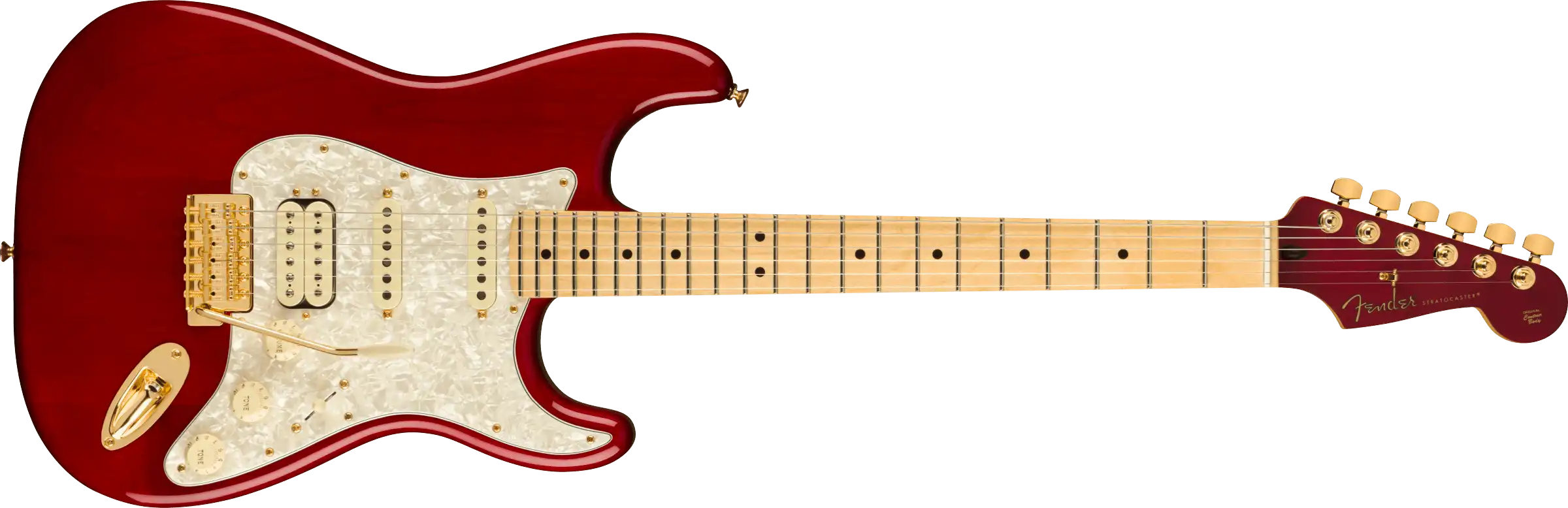 Fender Strat Tash Sultana trans cherry
