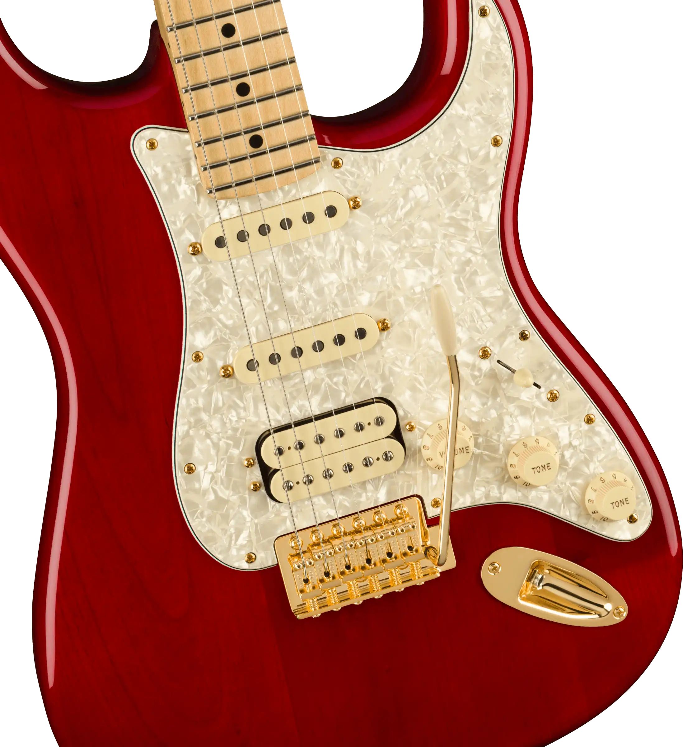 Fender Strat Tash Sultana trans cherry