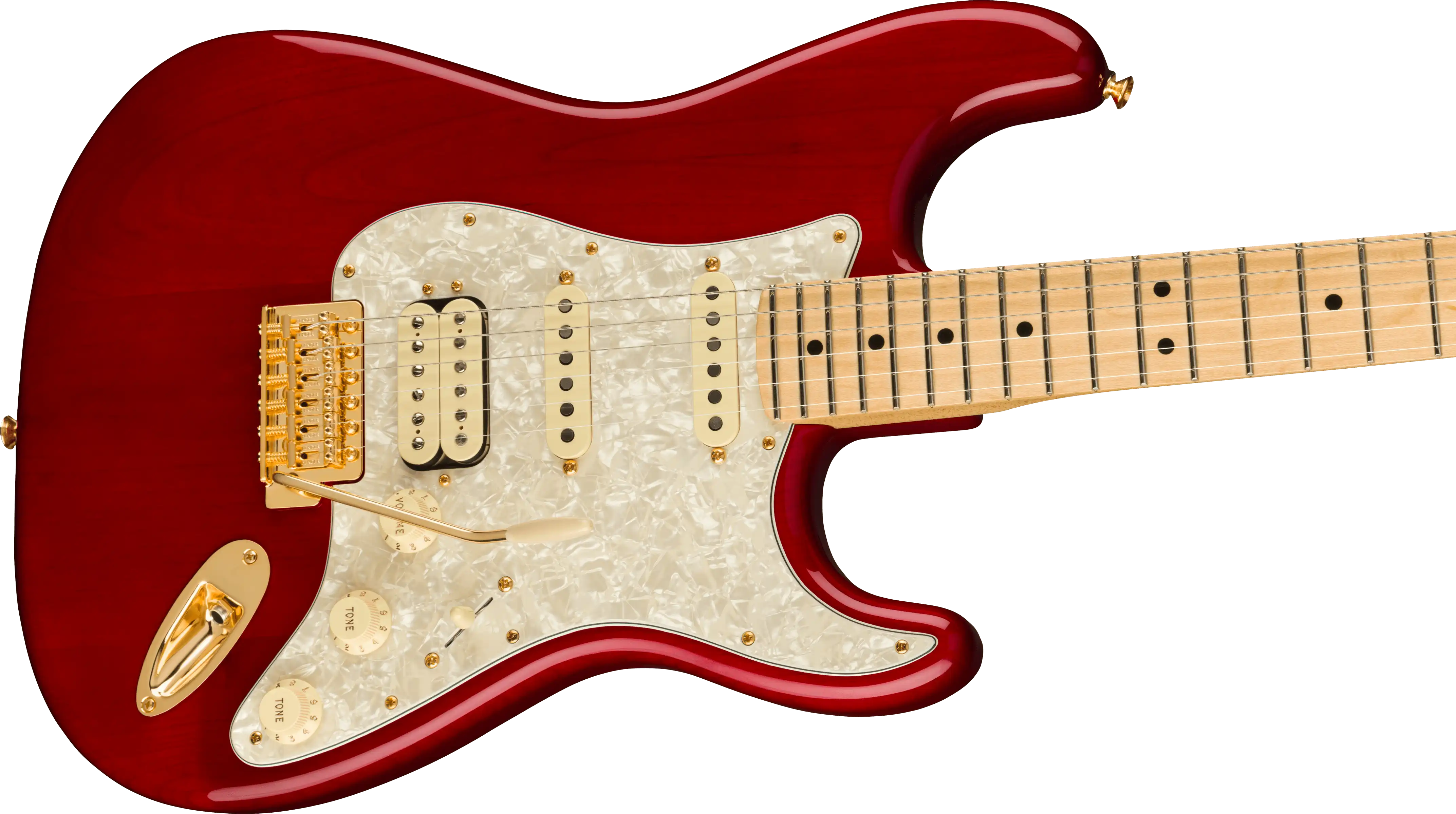 Fender Strat Tash Sultana trans cherry