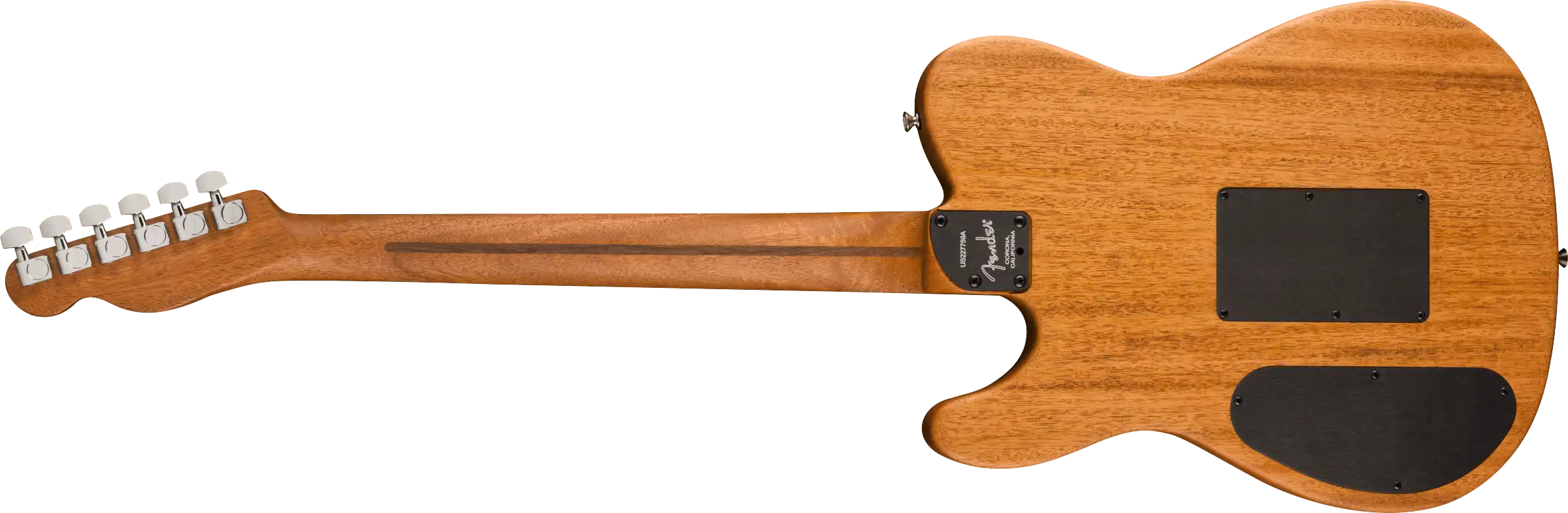 Fender Tele AM Acoustasonic All Mahagoni brbst/eb