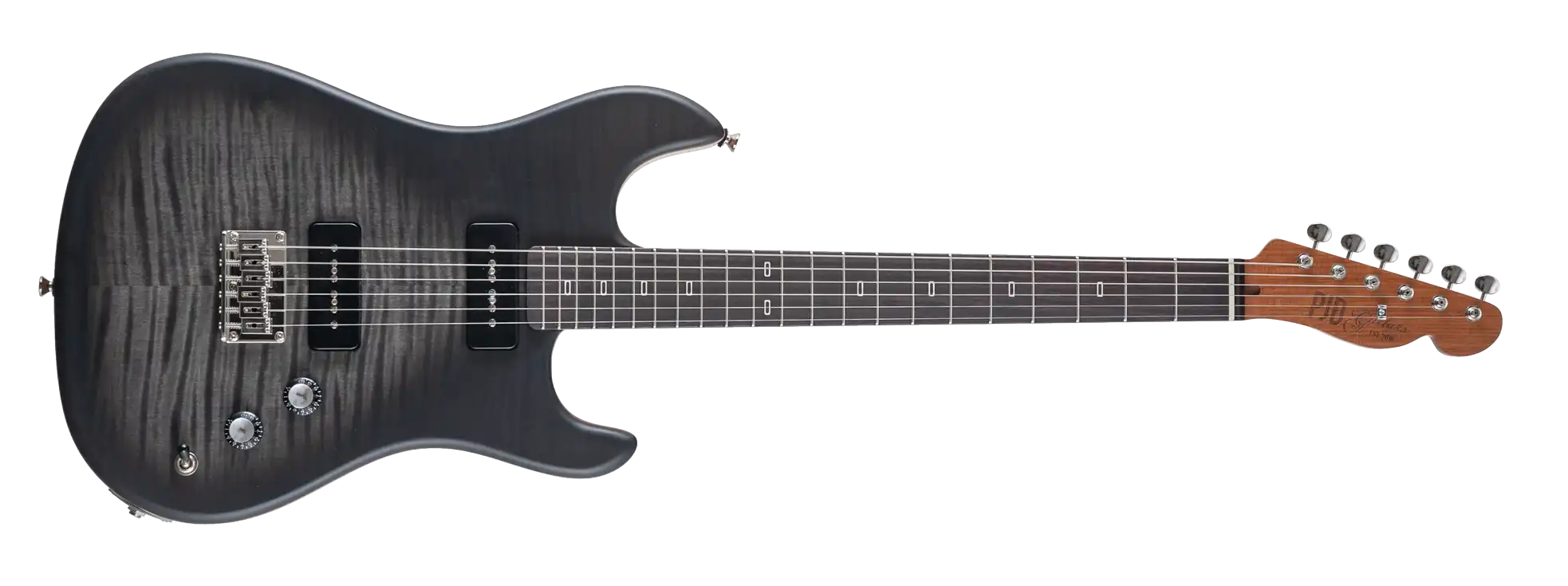 PJD Guitars Woodford Elite P90 charcoal burst B-Stock