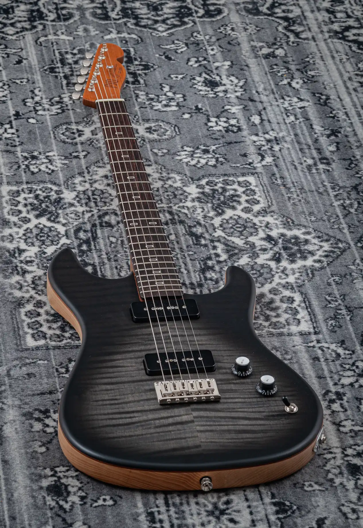 PJD Guitars Woodford Elite P90 charcoal burst B-Stock