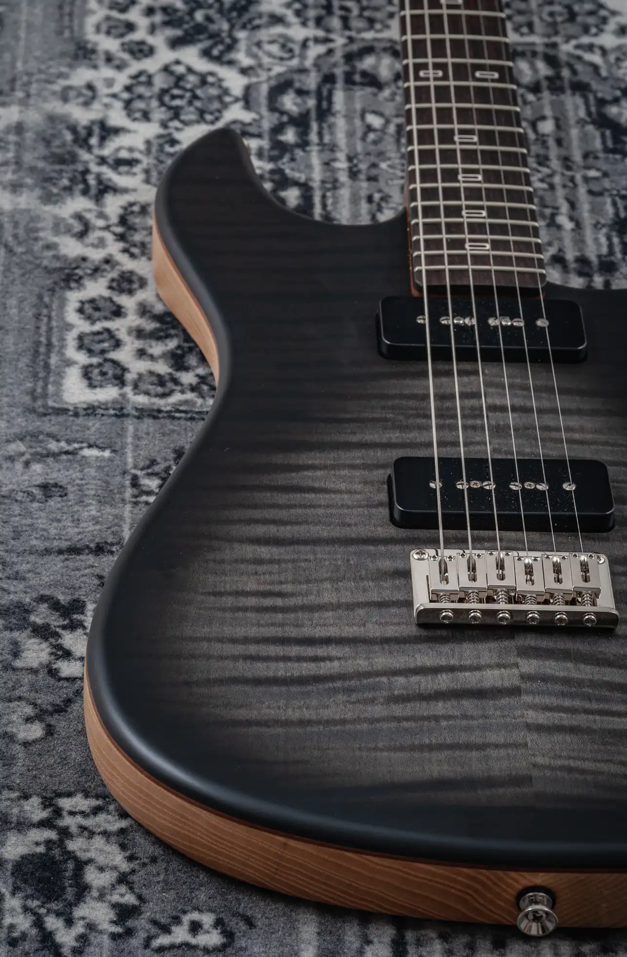 PJD Guitars Woodford Elite P90 charcoal burst B-Stock