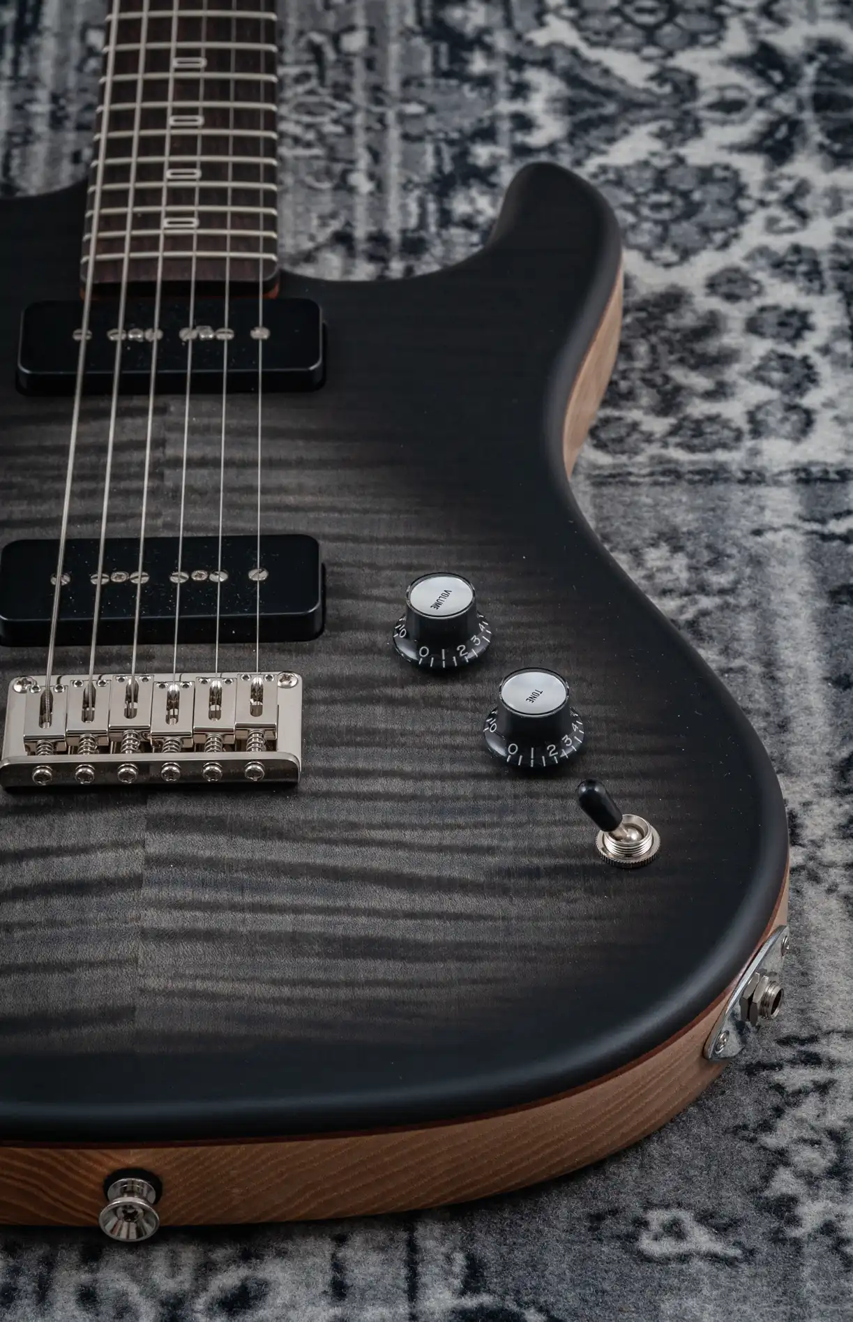 PJD Guitars Woodford Elite P90 charcoal burst B-Stock