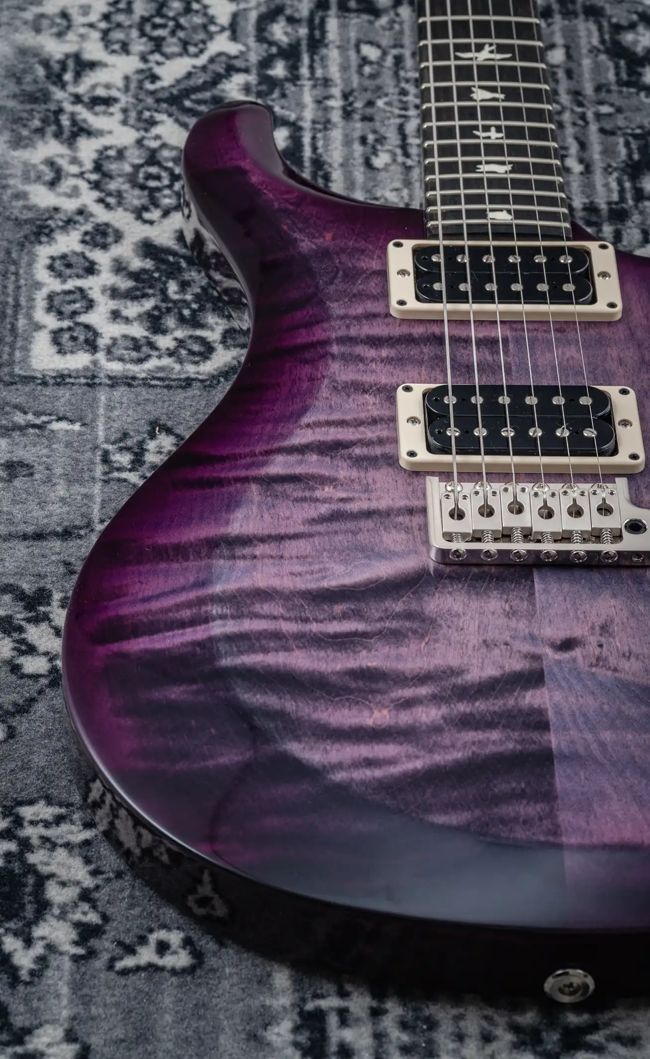PRS S2 Custom 24 faded grey black purple burst Limited