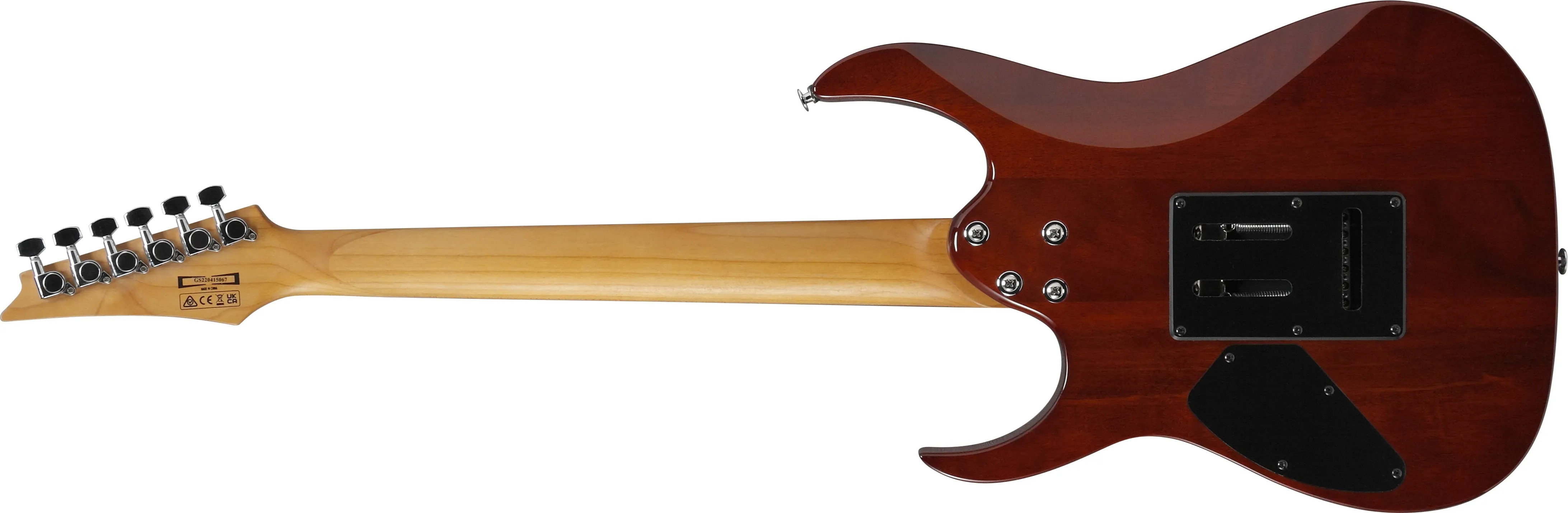 Ibanez GRG220PA1-BKB trans. brown black burst