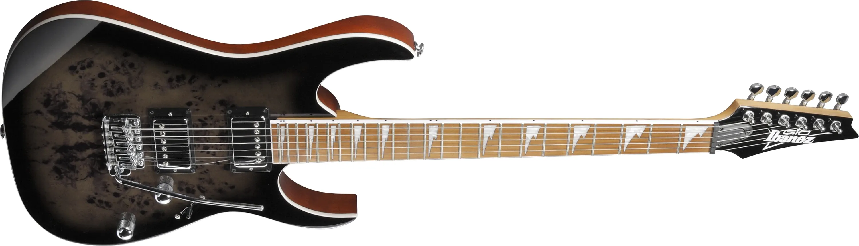 Ibanez GRG220PA1-BKB trans. brown black burst