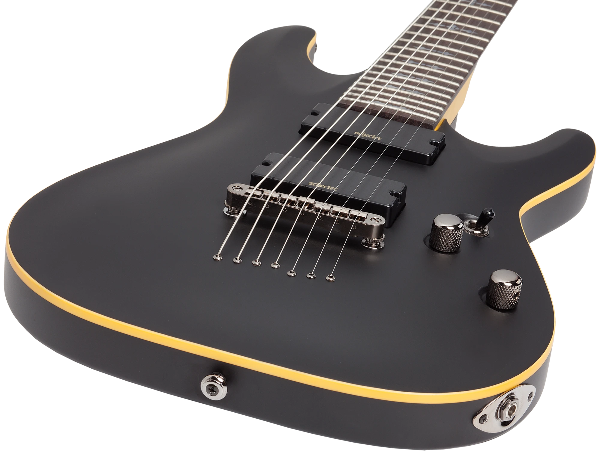Schecter Demon 7 - Aged Black Satin