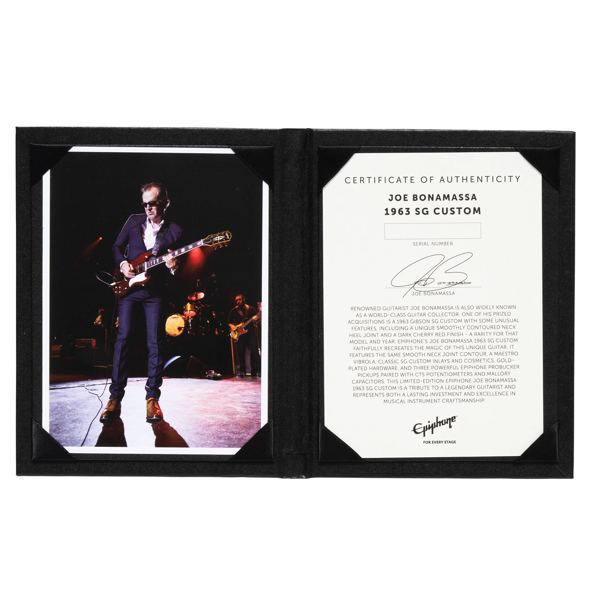 Epiphone Joe Bonamassa 1963 SG Custom
