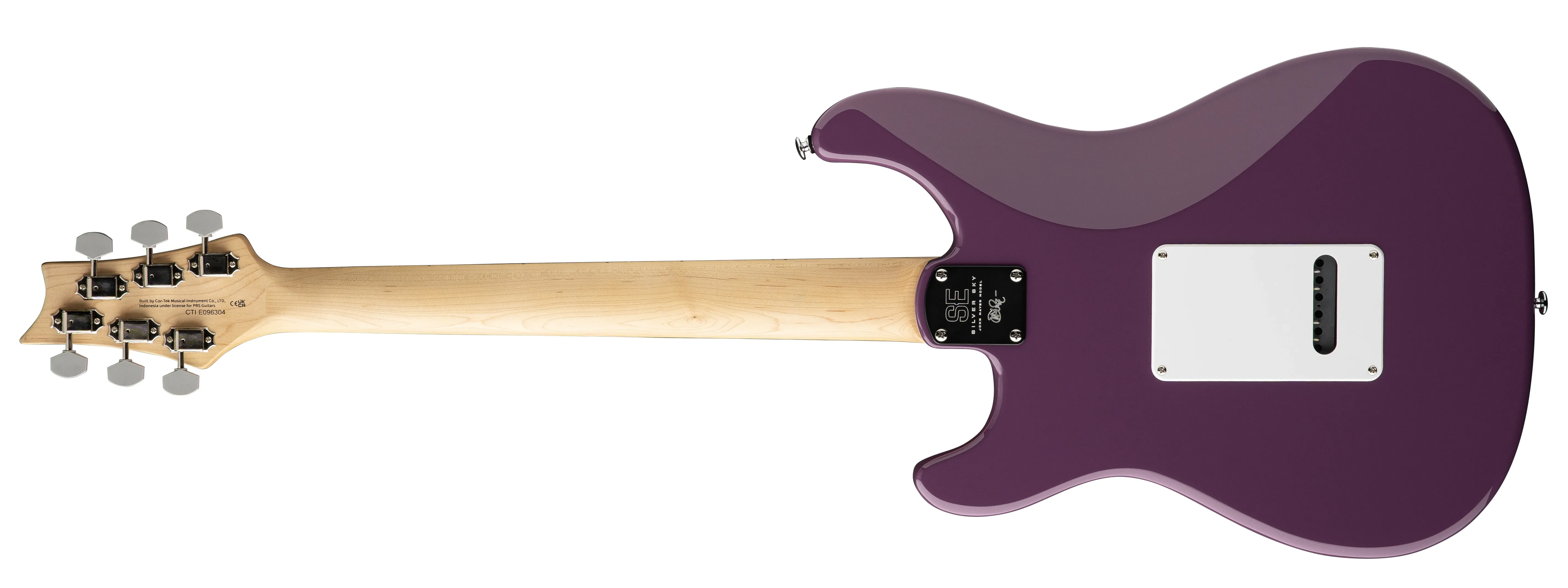 PRS SE John Mayer Silver Sky Maple Summit Purple