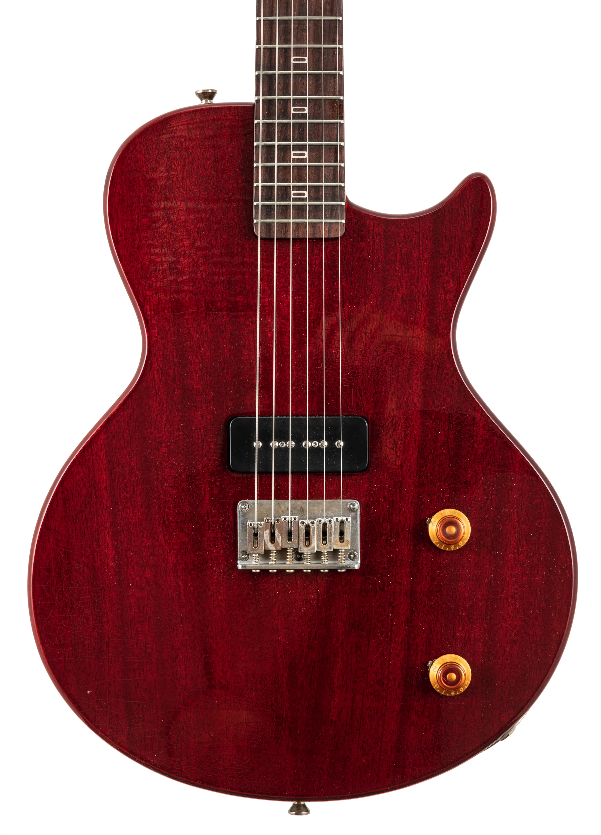 PJD Guitars Carey Apprentice wine red relic