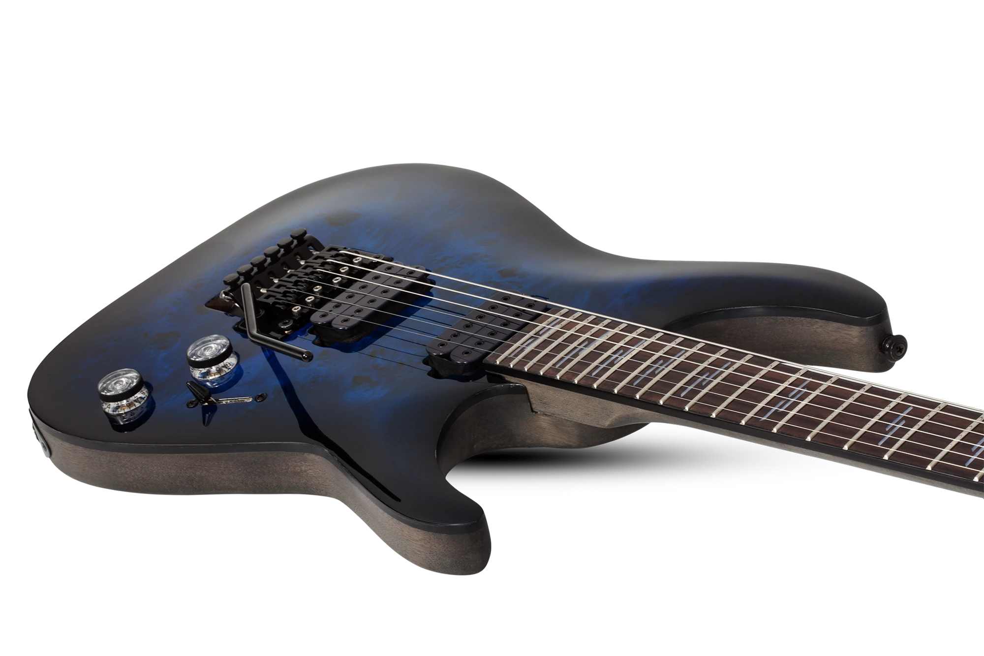 Schecter Omen Elite 6 FR See Thru Blue Burst