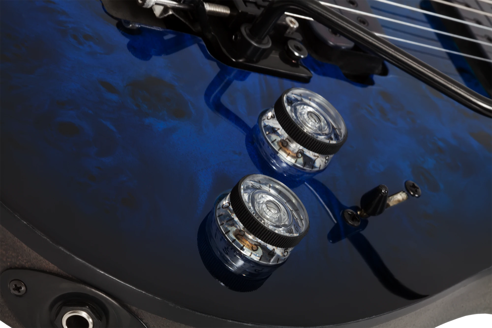 Schecter Omen Elite 6 FR See Thru Blue Burst