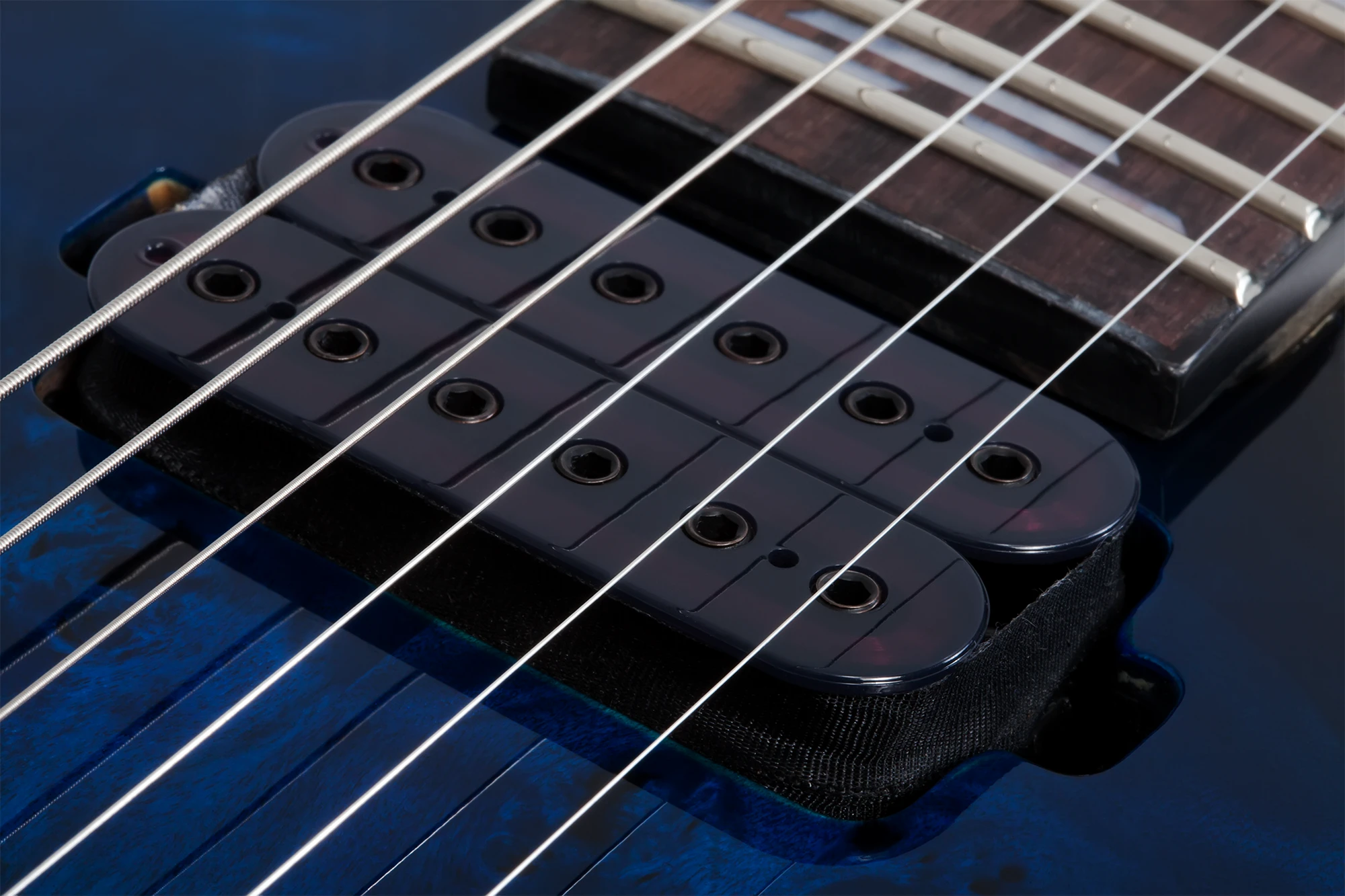 Schecter Omen Elite 6 FR See Thru Blue Burst