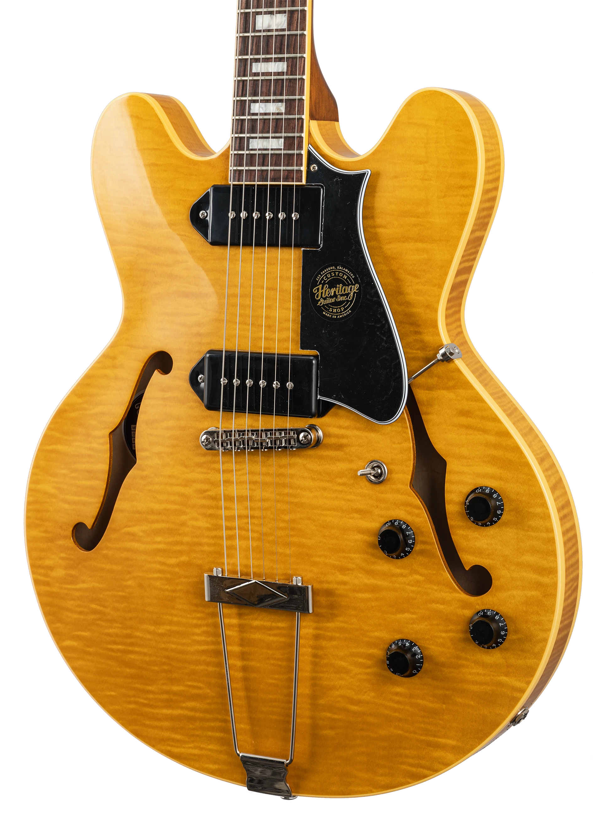 Heritage H-530 Semi Hollow Custom Core antique natural