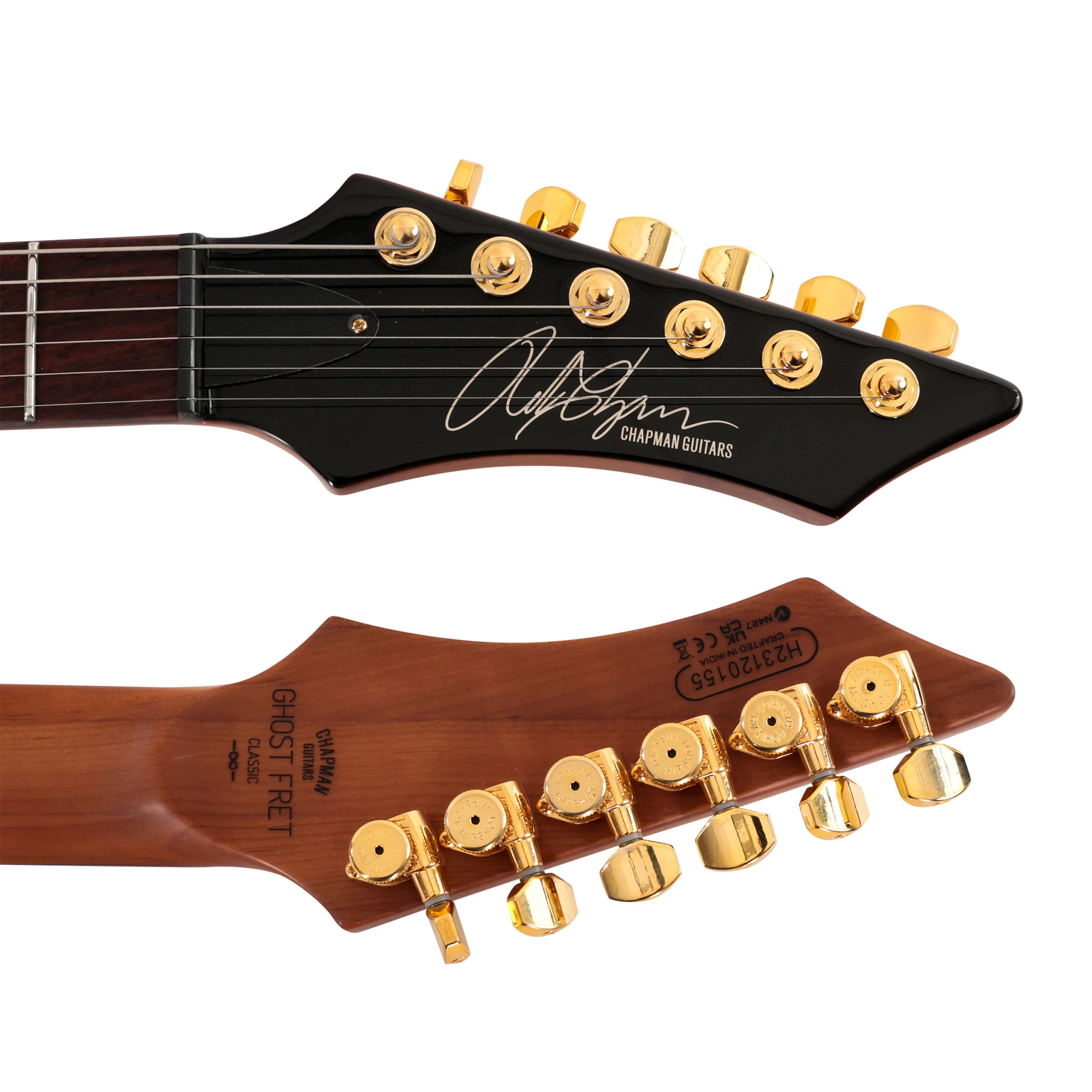 Chapman Ghost Fret Manhatten Black