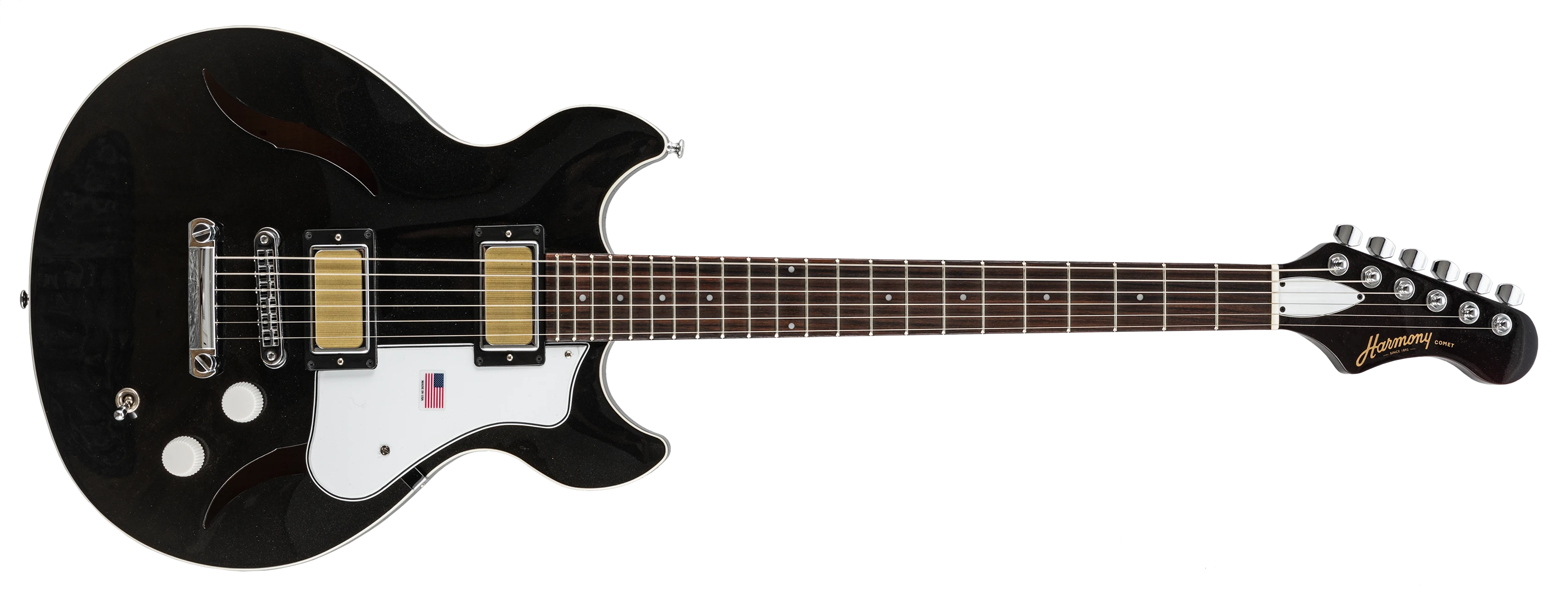 Harmony Guitars Comet space black inkl Mono Bag
