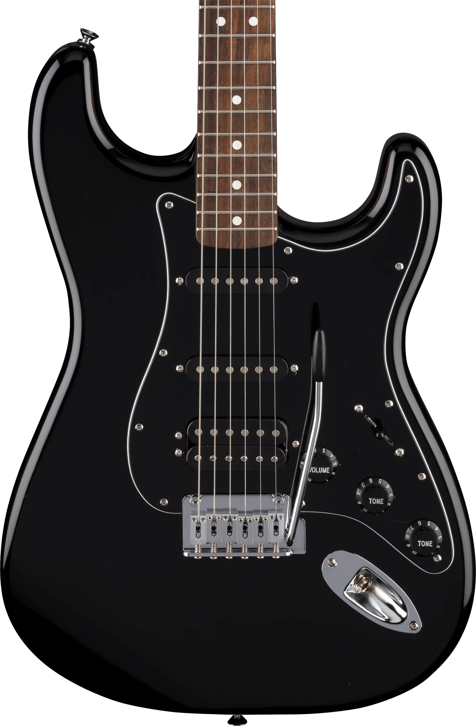 Fender Strat Standard HSS blk/lrl