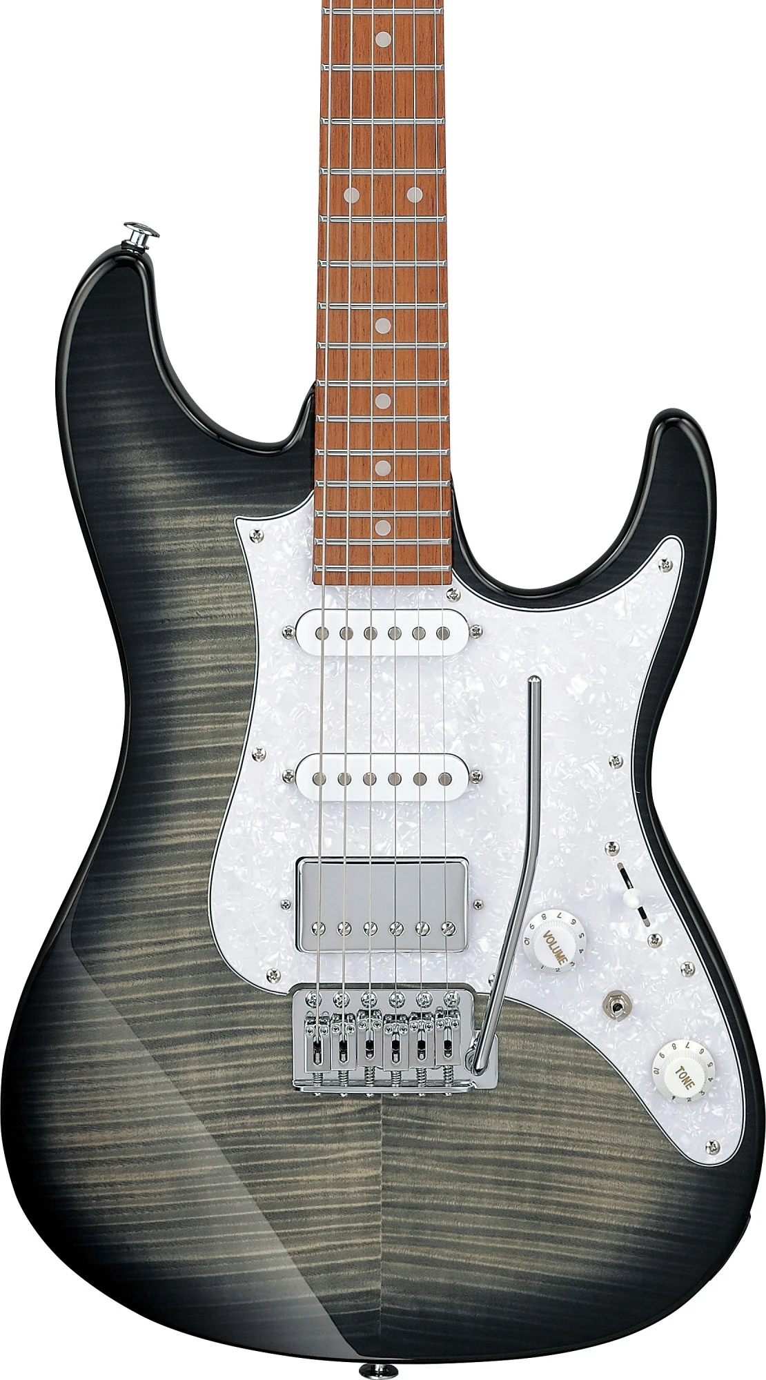 Ibanez AZ22S1F-TKS transparent black sunburst
