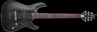 Schecter C-1 Platinum see thru black satin