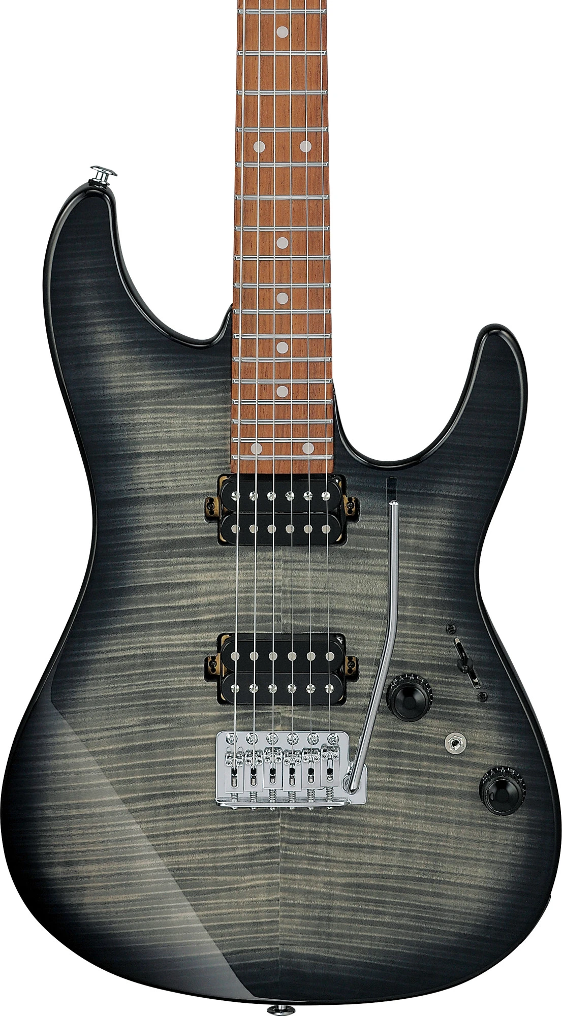 Ibanez AZ24S1F-TKS transparent black sunburst