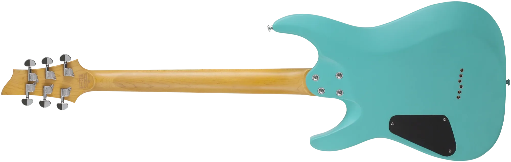 Schecter C-6 Deluxe satin aqua