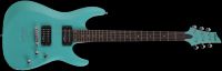 Schecter C-6 Deluxe satin aqua