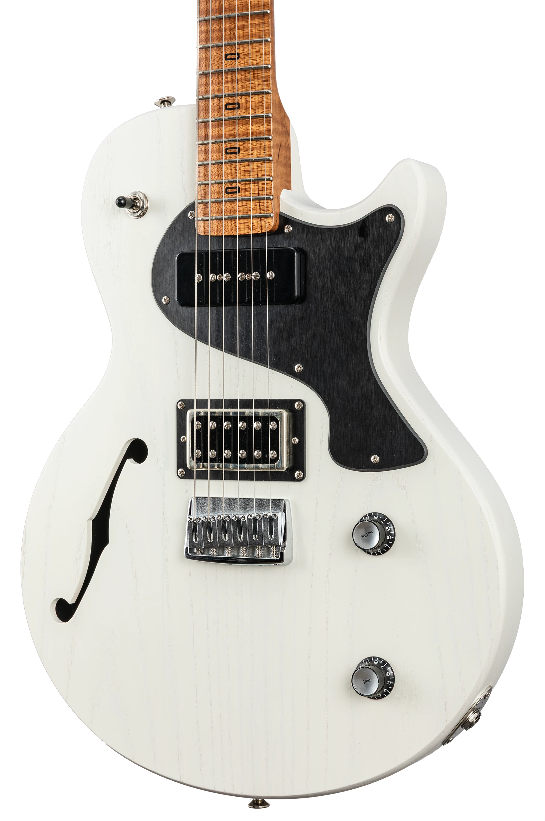 PJD Guitars Carey Classic 15th Anniversary F-Hole cream soda