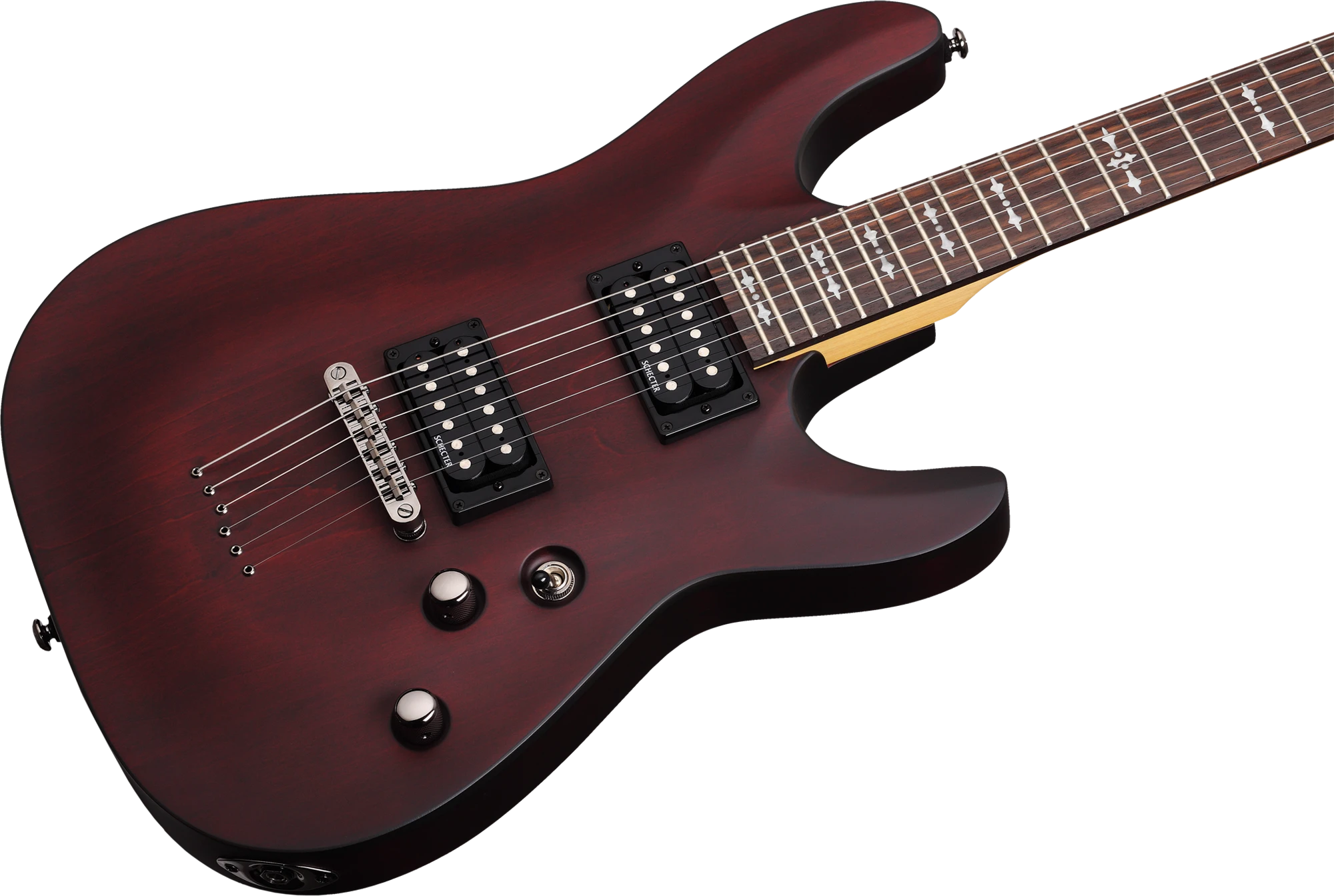 Schecter Omen 6 walnut stain