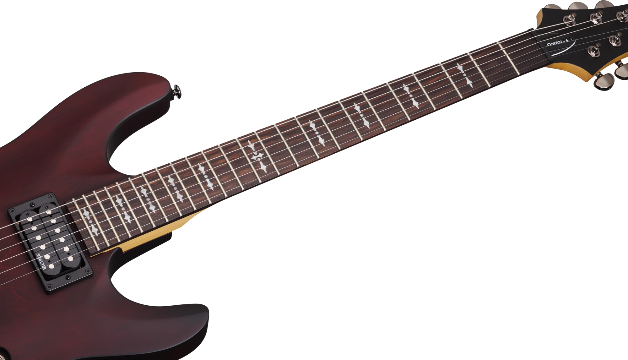 Schecter Omen 6 walnut stain