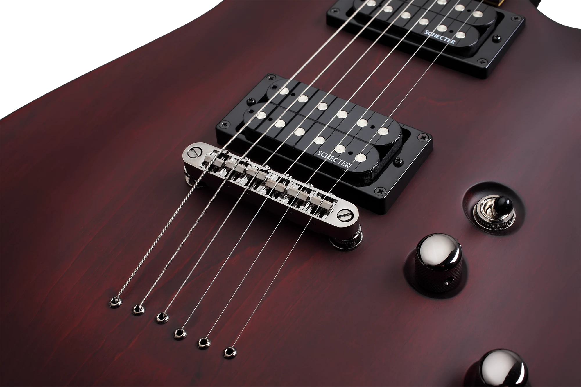 Schecter Omen 6 walnut stain