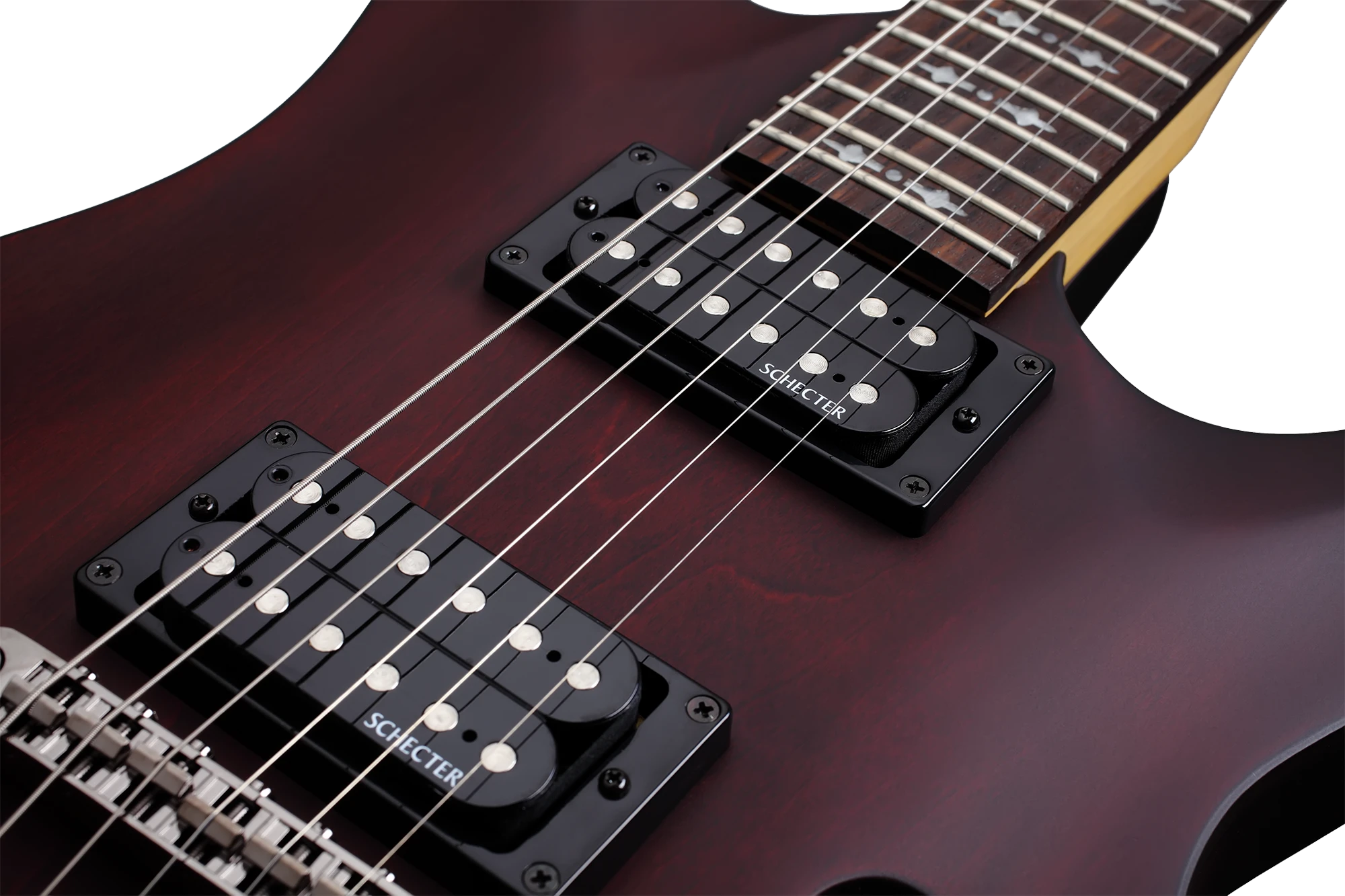 Schecter Omen 6 walnut stain