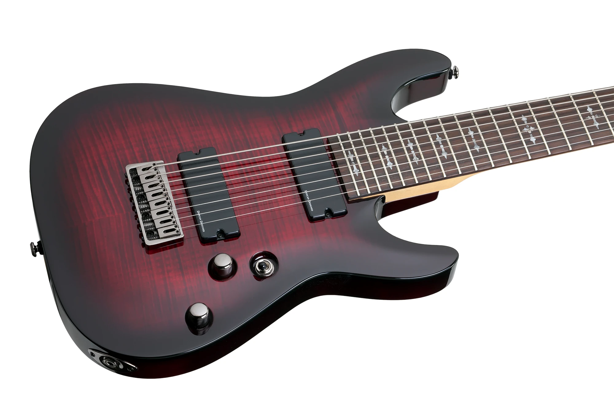 Schecter Demon-8 Crimson Red Burst