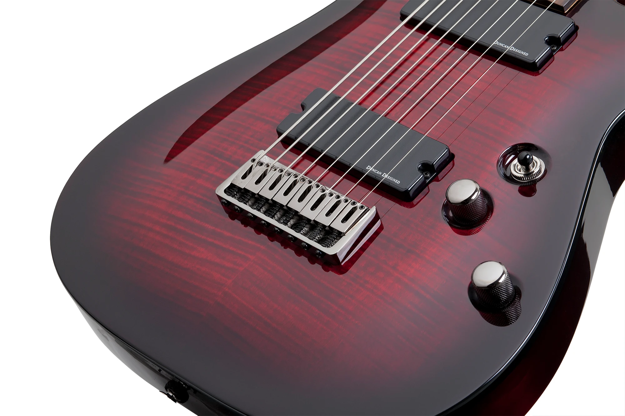 Schecter Demon-8 Crimson Red Burst