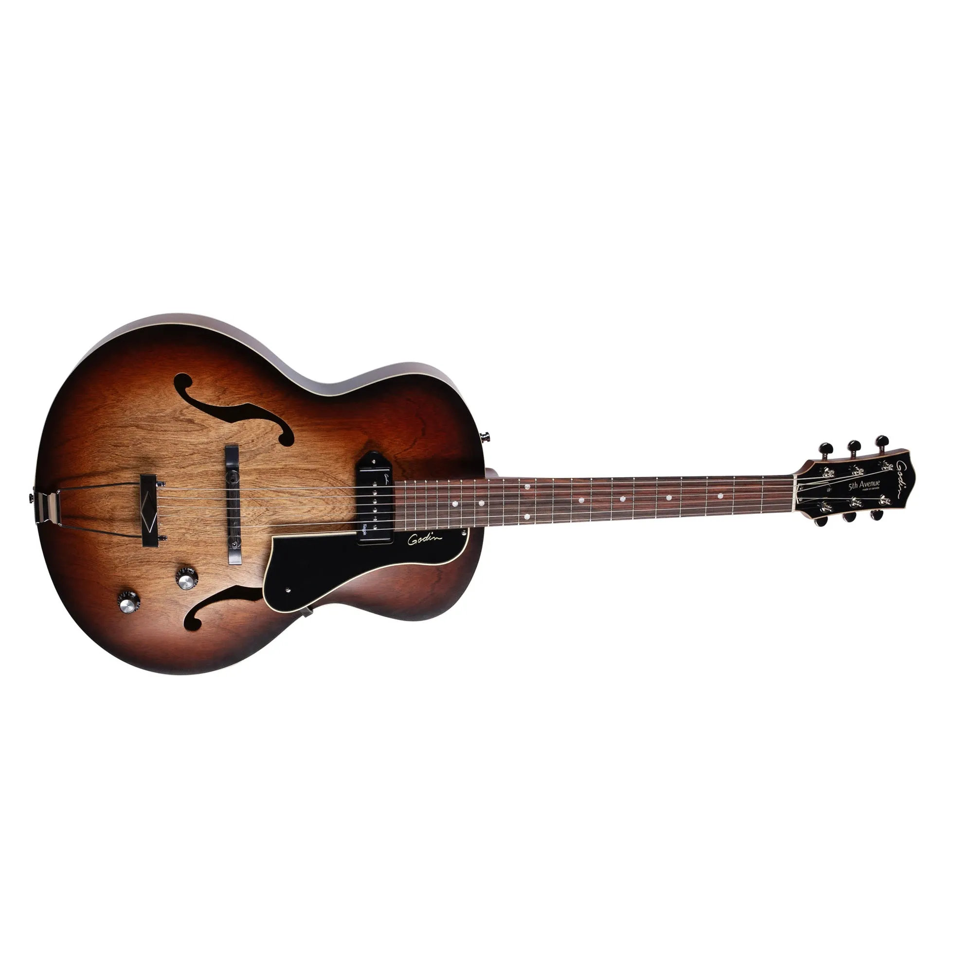 Godin 5th Avenue Kingpin P90 vintage burst