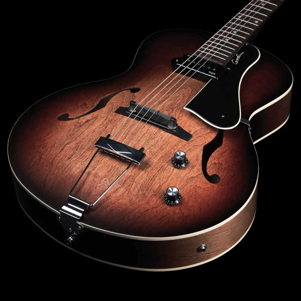 Godin 5th Avenue Kingpin P90 vintage burst