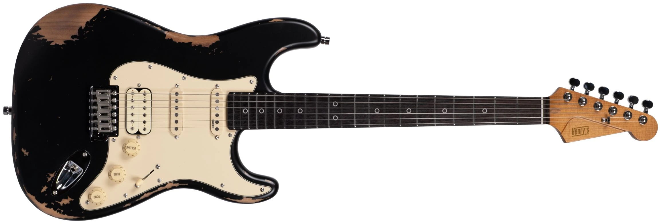 Henrys SNAKE II Relic ST-1N HSS Mamba black