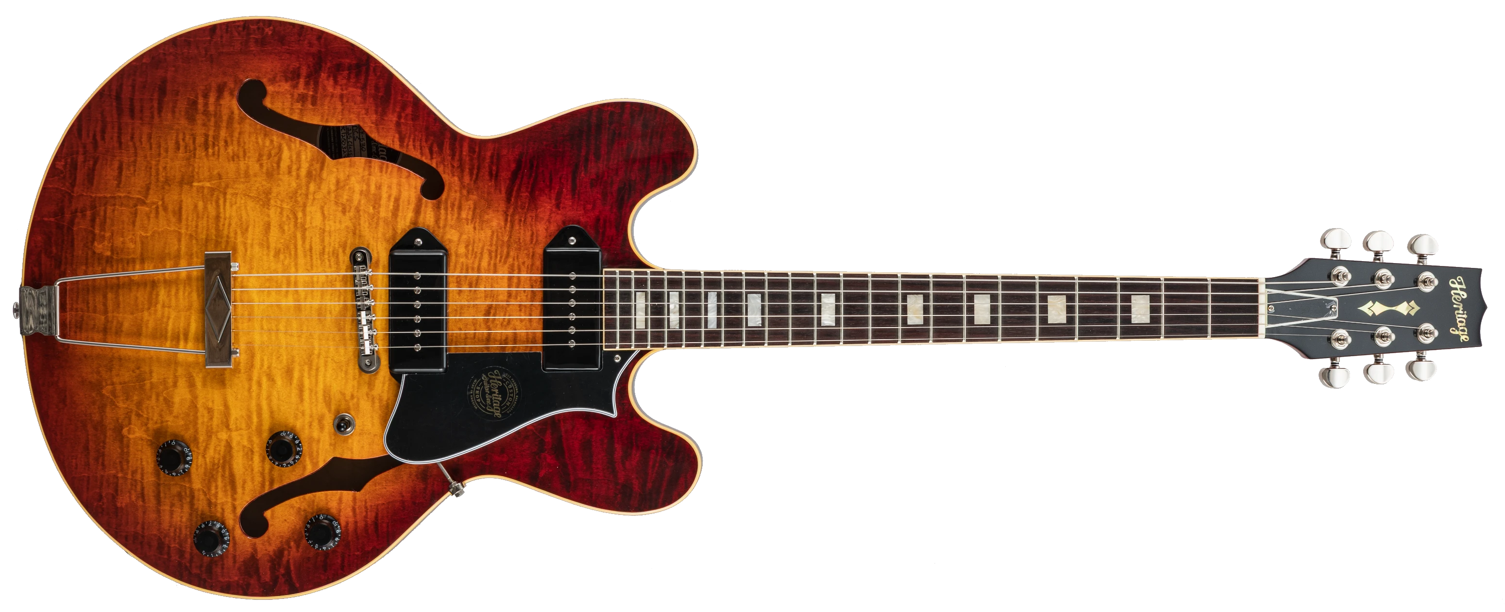 Heritage H-530 Custom Core Dark Cherry Sunburst