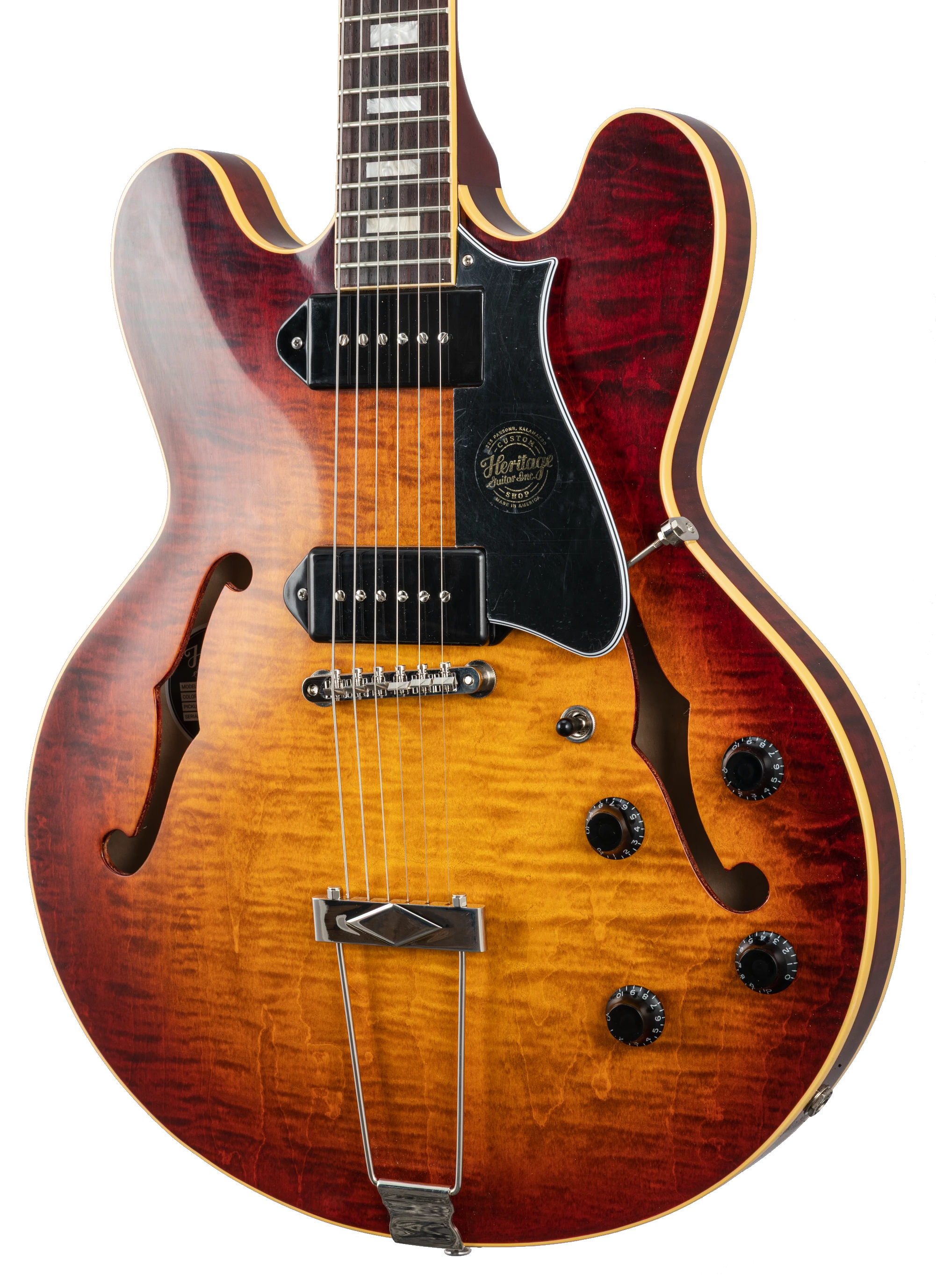 Heritage H-530 Custom Core Dark Cherry Sunburst