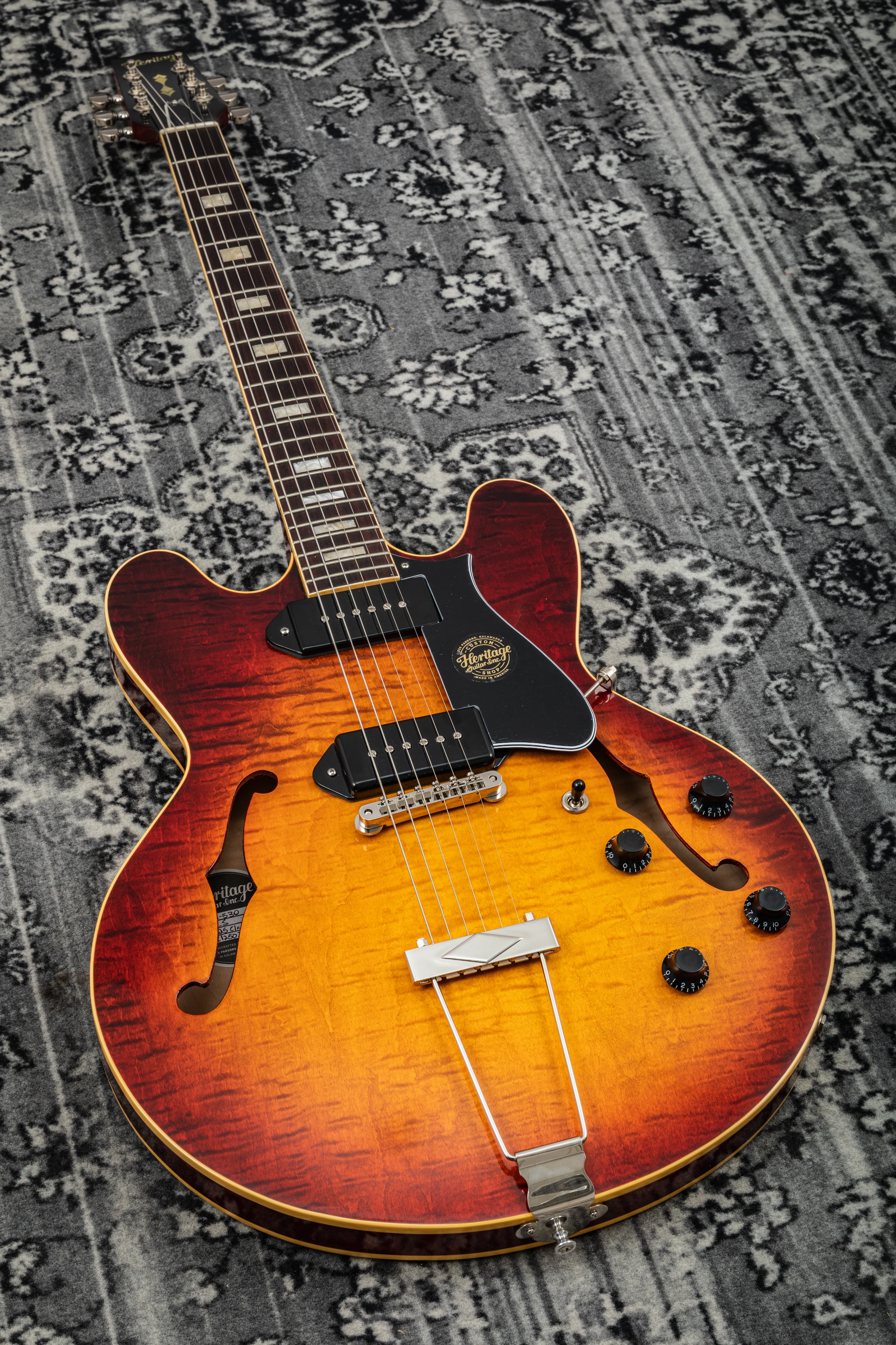 Heritage H-530 Custom Core Dark Cherry Sunburst