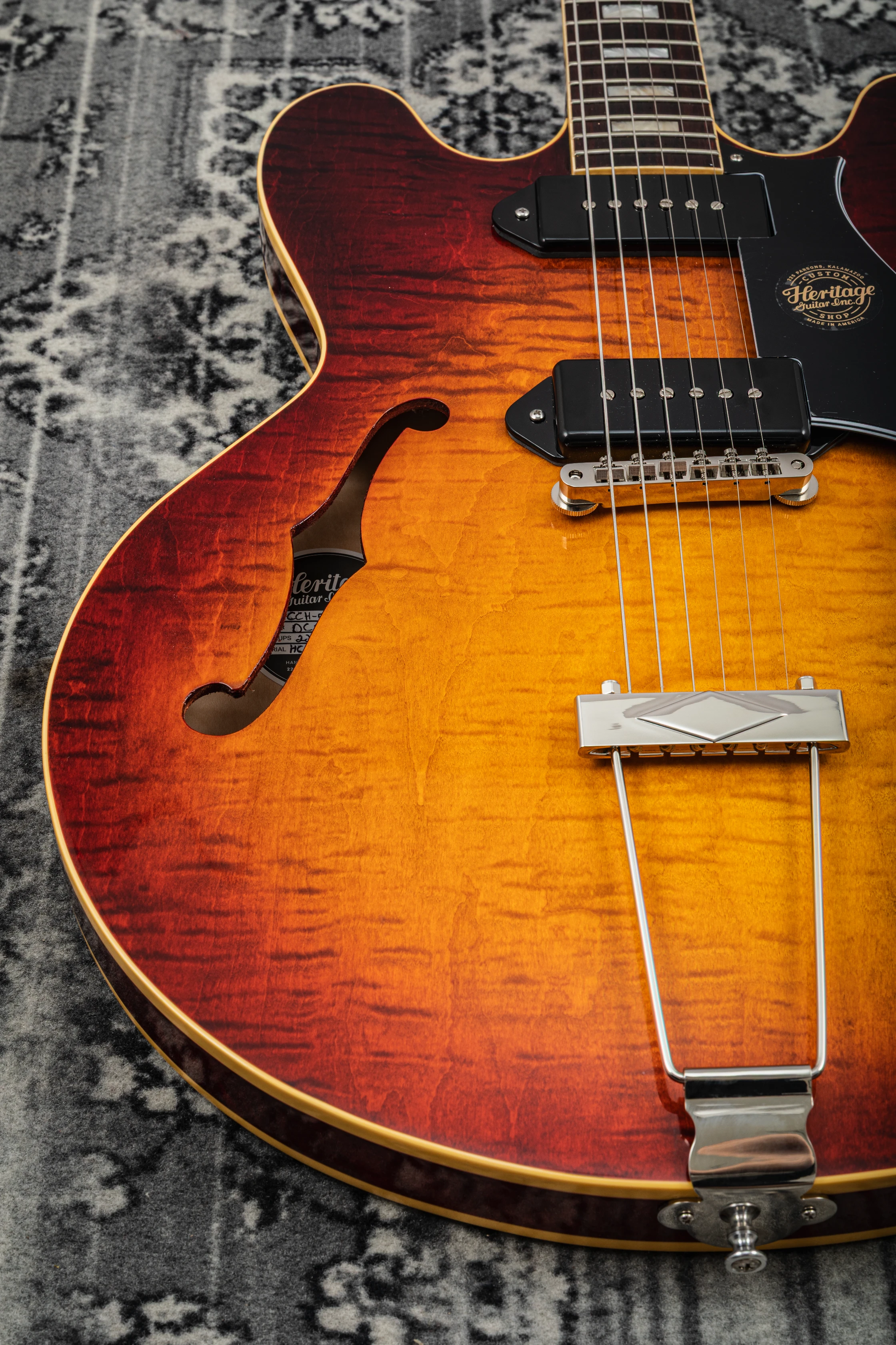 Heritage H-530 Custom Core Dark Cherry Sunburst
