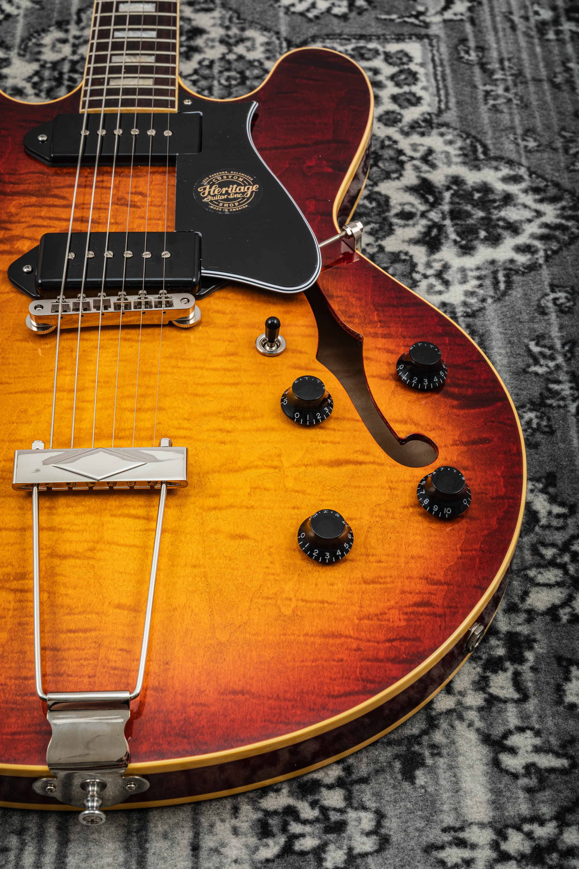 Heritage H-530 Custom Core Dark Cherry Sunburst