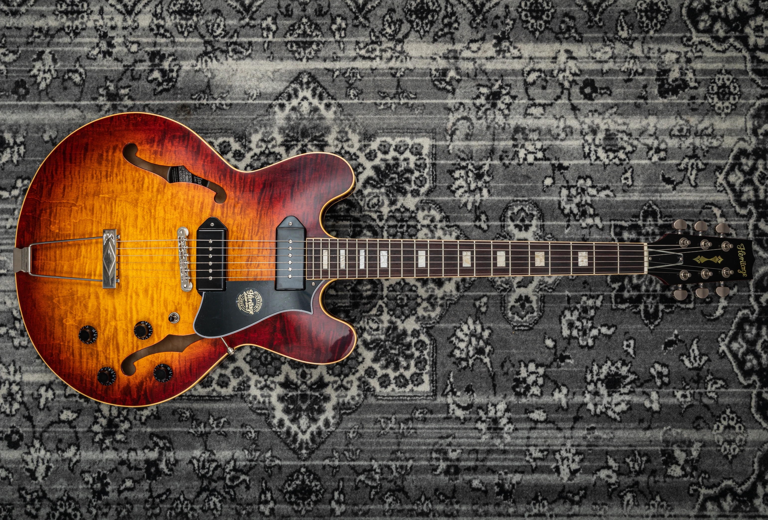 Heritage H-530 Custom Core Dark Cherry Sunburst
