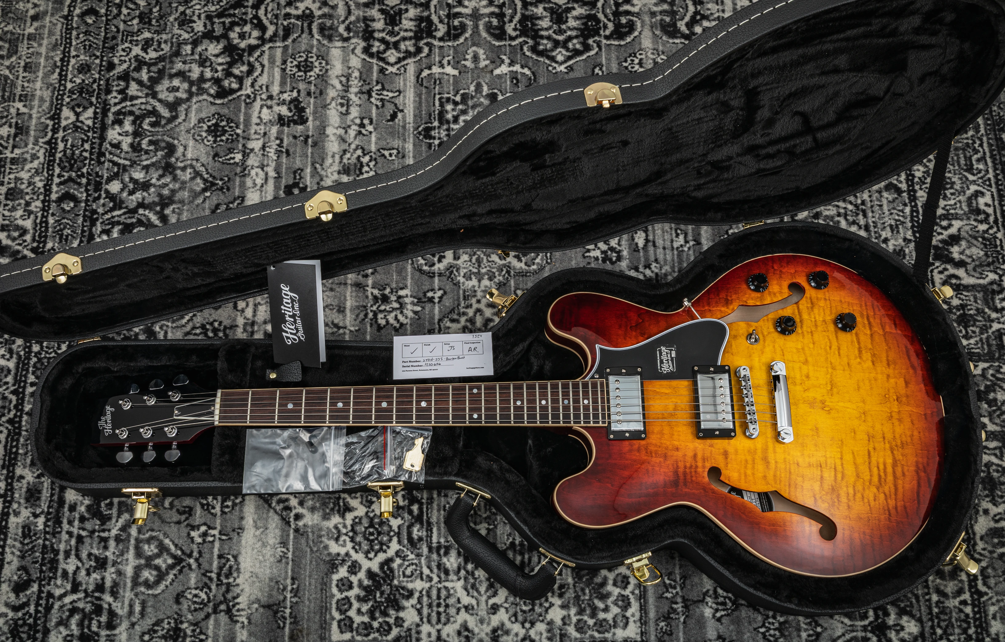 Heritage H-535 Factory Special Standard Bourbon Burst