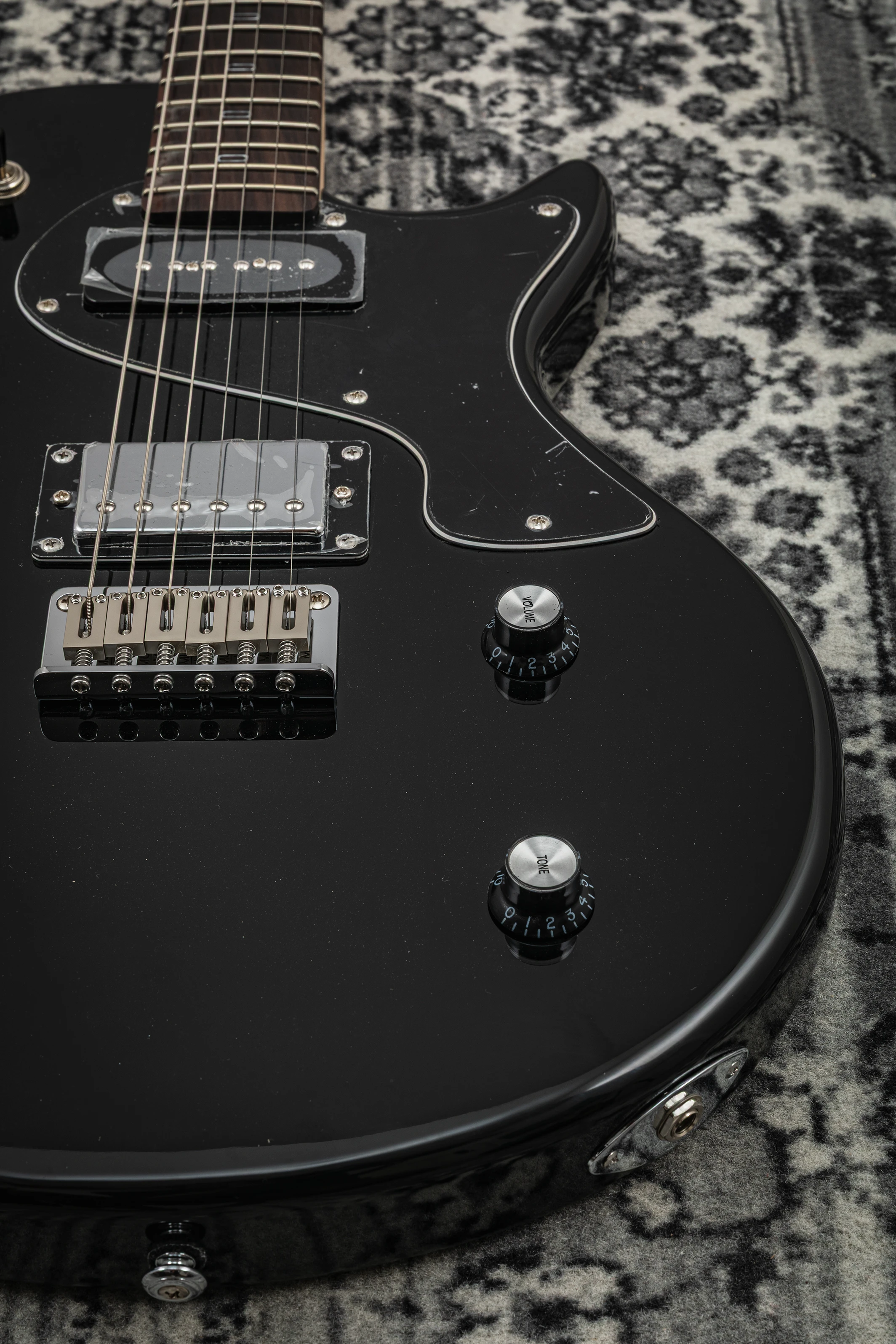 PJD Guitars Origin Standard Carey Midnight Black HB/P90 RW